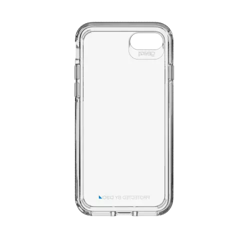 Coque Gear4 Crystal Palace compatible avec iPhone 6, 6s, 7, 8, SE 2020 et SE 2022 - Transparente