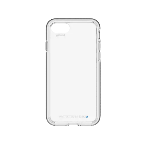 Coque Gear4 Crystal Palace compatible avec iPhone 6, 6s, 7, 8, SE 2020 et SE 2022 - Transparente