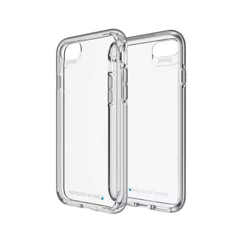 Coque Gear4 Crystal Palace compatible avec iPhone 6, 6s, 7, 8, SE 2020 et SE 2022 - Transparente