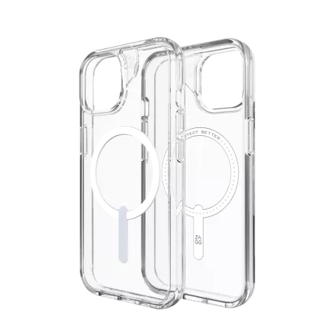 Coque ZAGG Crystal Palace Snap compatible avec iPhone 15 - Transparente