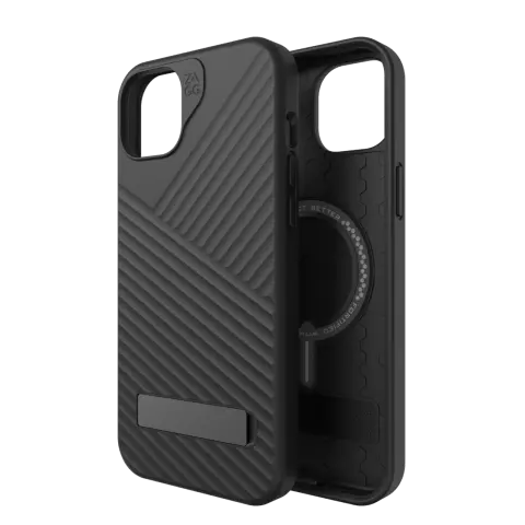 Coque ZAGG Denali Snap KS compatible avec iPhone 14 Plus et iPhone 15 Plus - Noir