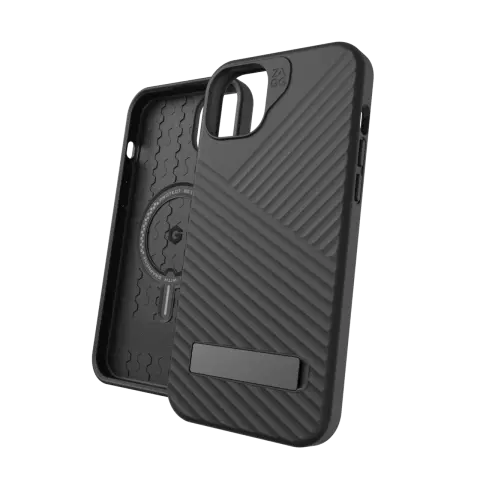 Coque ZAGG Denali Snap KS compatible avec iPhone 14 Plus et iPhone 15 Plus - Noir