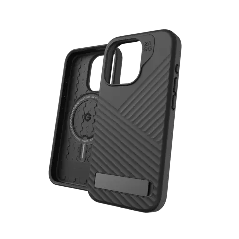 Coque ZAGG Denali Snap KS compatible avec iPhone 15 Pro - Noir