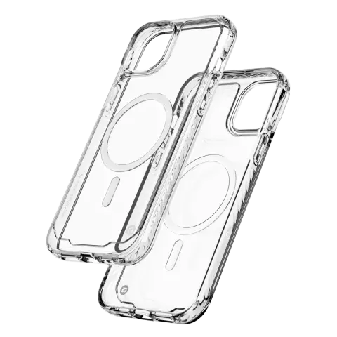 Coque CLCKR Diamond Magnet compatible avec iPhone 15 Plus - Transparente