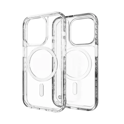 Coque CLCKR Diamond Magnet compatible avec iPhone 15 Pro - Transparente