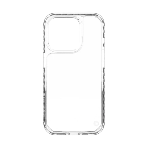 Coque CLCKR Diamond non magn&eacute;tique compatible avec iPhone 15 - Transparente