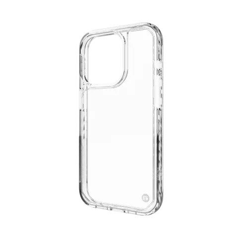Coque CLCKR Diamond non magn&eacute;tique compatible avec iPhone 15 Pro - Transparente