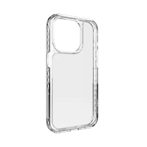 Coque CLCKR Diamond non magn&eacute;tique compatible avec iPhone 15 Pro - Transparente