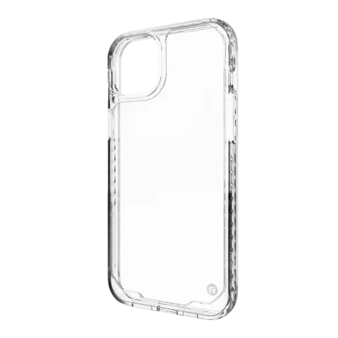 Coque CLCKR Diamond non magn&eacute;tique compatible avec iPhone 15 Plus - Transparente