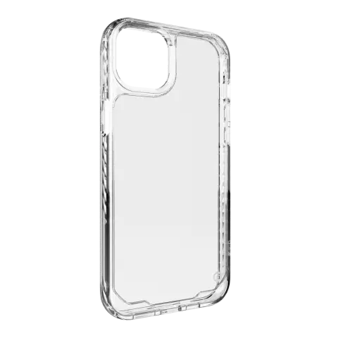 Coque CLCKR Diamond non magn&eacute;tique compatible avec iPhone 15 Plus - Transparente