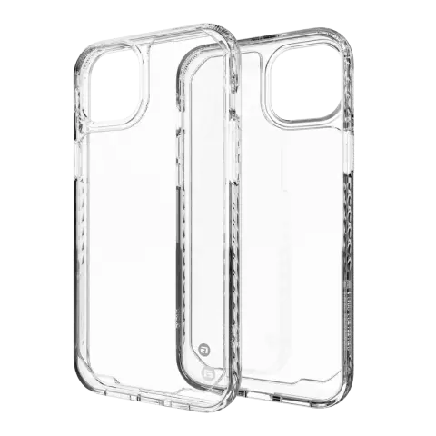 Coque CLCKR Diamond non magn&eacute;tique compatible avec iPhone 15 Plus - Transparente
