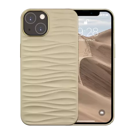 dbramante1928 Coque Dune compatible avec iPhone 14 - Sable