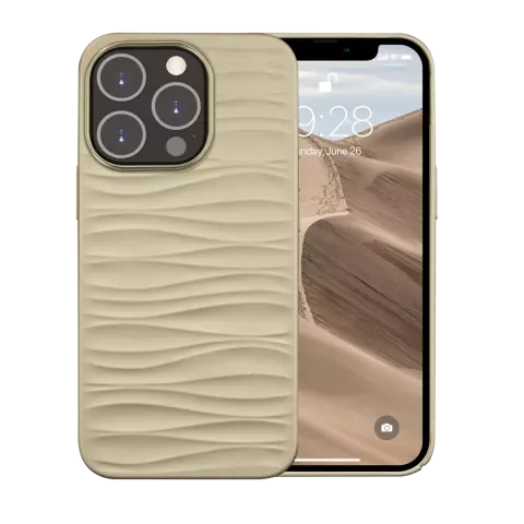 dbramante1928 Coque Dune compatible avec iPhone 14 Pro - Sable