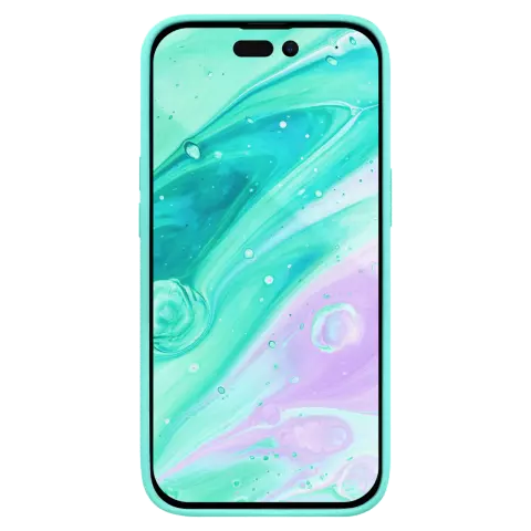Coque Laut Huex Pastels compatible avec iPhone 14 Pro - vert menthe