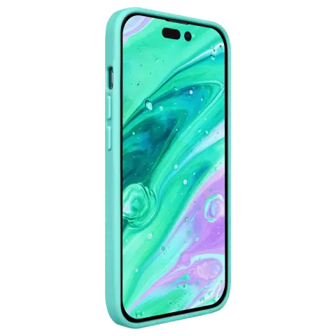 Coque Laut Huex Pastels compatible avec iPhone 14 Pro - vert menthe