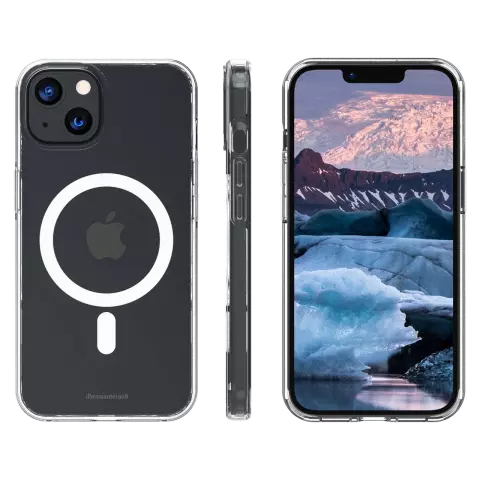 dbramante1928 Coque Magnetique Islande Pro compatible avec iPhone 13 - Transparente