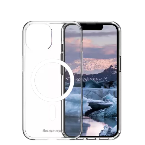 dbramante1928 Coque Magnetique Islande Pro compatible avec iPhone 14 - Transparente