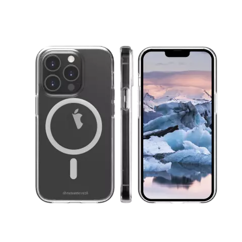 dbramante1928 Islande Pro Magnet Case compatible avec iPhone 14 Pro - Transparent
