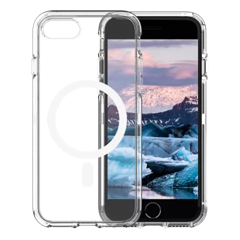 dbramante1928 Coque Island Pro Magnet pour iPhone 7, 8, SE 2020 et SE 2022 - Transparente