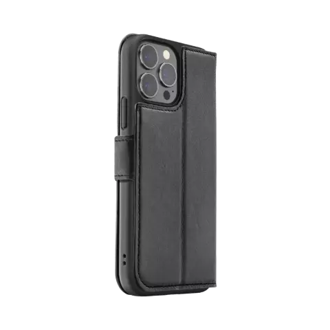 &Eacute;tui portefeuille en cuir FLAVR &Eacute;tui recycl&eacute; compatible avec iPhone 15 Pro Max - Noir