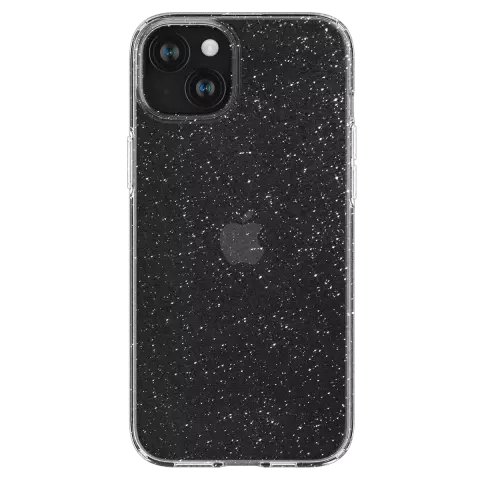 Coque Spigen Liquid Crystal Glitter pour iPhone 15 - Transparente