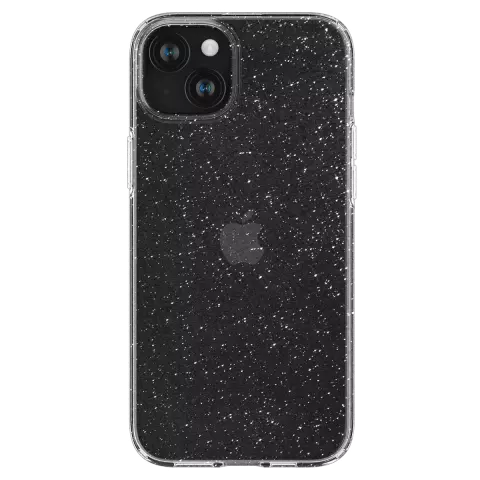 Coque Spigen Liquid Crystal Glitter compatible avec iPhone 15 - Transparente