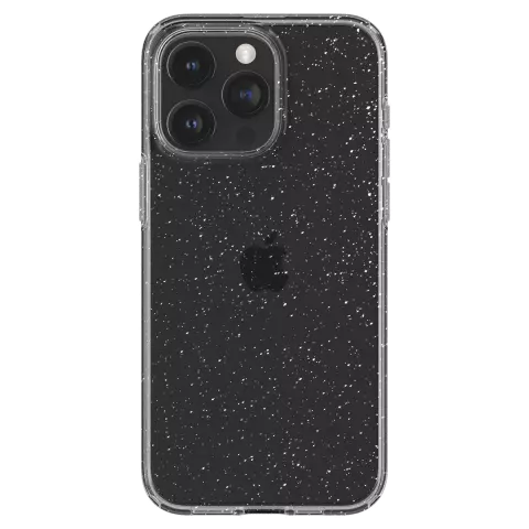 Coque Spigen Liquid Crystal Glitter compatible avec iPhone 15 Pro - Transparente