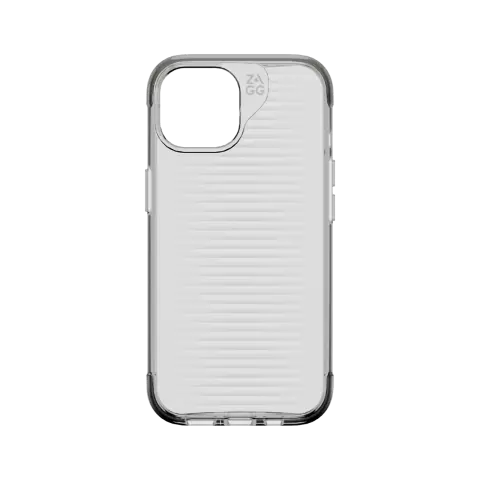 Coque de luxe ZAGG pour iPhone 15 - Transparente