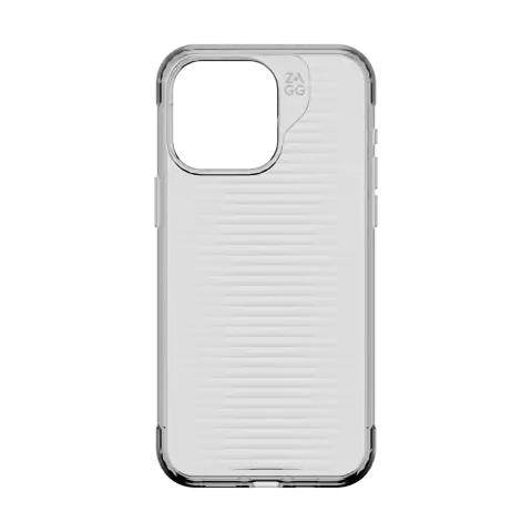 Coque de luxe ZAGG pour iPhone 15 Pro Max - Transparente