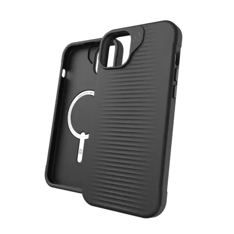 ZAGG Luxury Snap case compatible avec iPhone 15 Plus - Noir