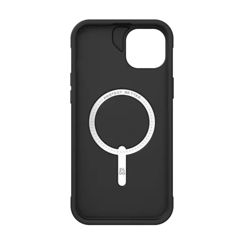 ZAGG Luxury Snap case compatible avec iPhone 15 Plus - Noir
