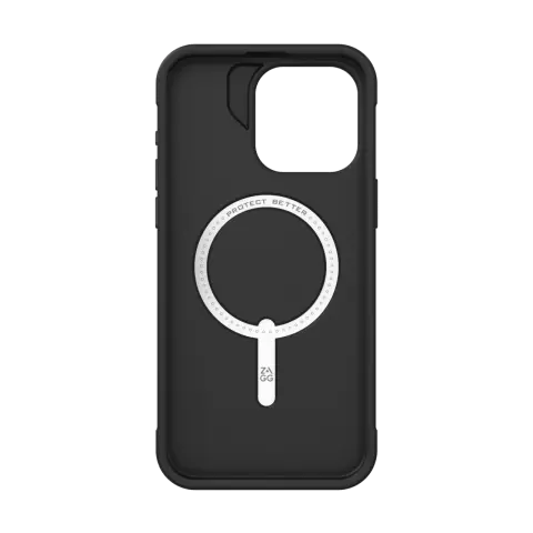 ZAGG Luxury Snap case compatible avec iPhone 15 Pro Max - Noir