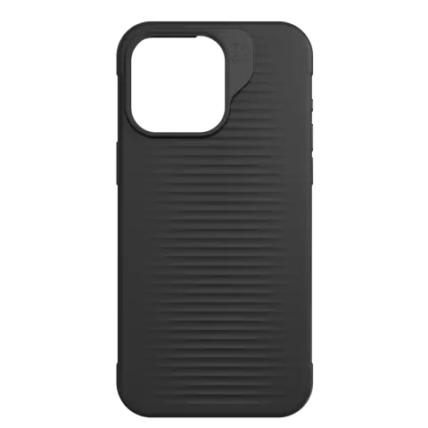 &Eacute;tui &agrave; pression de luxe ZAGG pour iPhone 15 Pro Max - Noir