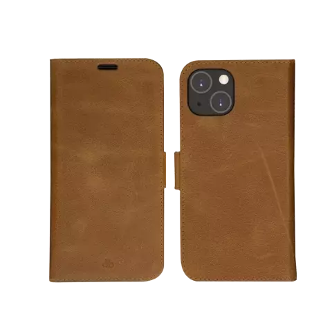 dbramante1928 &Eacute;tui Lynge compatible avec iPhone 14 - Marron