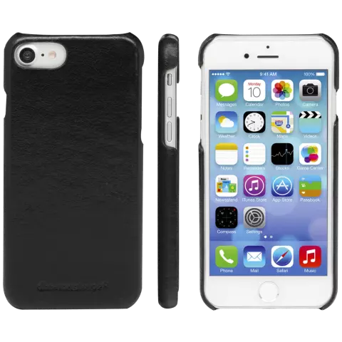 dbramante1928 Coque Lynge compatible avec iPhone 6, 6s, 7, 8, SE 2020 et SE 2022 - Noir