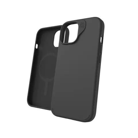 Coque ZAGG Manhattan Snap compatible avec iPhone 13, iPhone 14 et iPhone 15 - Noir