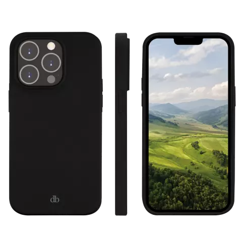 dbramante1928 Coque Monaco compatible avec iPhone 14 Pro - Noir