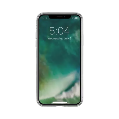 Coque Xqisit NP Flex Case Anti Bac compatible avec iPhone X &amp; iPhone XS - Transparente