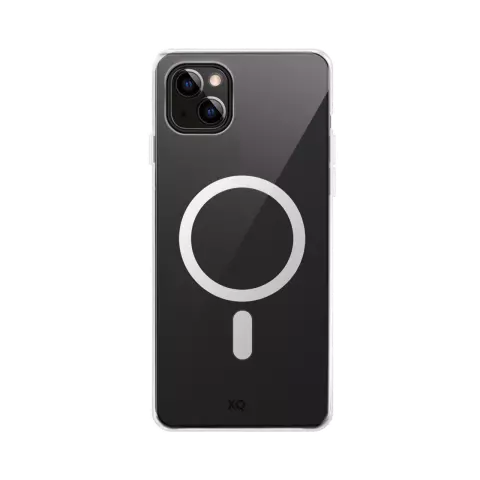Xqisit NP Flex Case Anti Bac Magnet &Eacute;tui recycl&eacute; compatible avec iPhone 15 Plus - Transparent