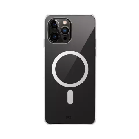 Xqisit NP Flex Case Anti Bac Magnet Coque recycl&eacute;e pour iPhone 15 Pro Max - Transparent