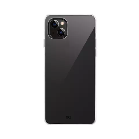 Xqisit NP Flex Case Anti Bac Coque recycl&eacute;e compatible avec iPhone 15 Plus - Transparente