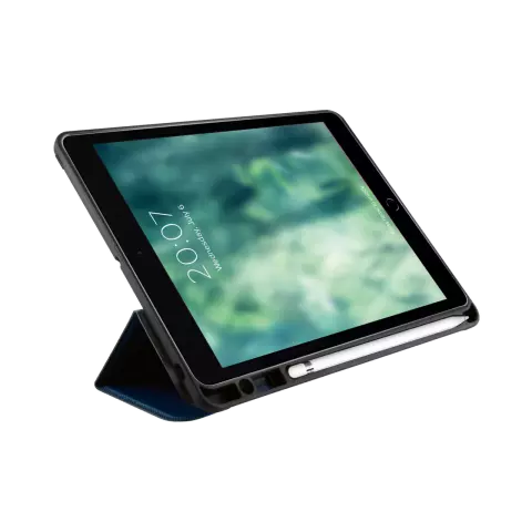 &Eacute;tui Xqisit NP Piave avec porte-crayon compatible avec iPad 10,2 pouces - Bleu