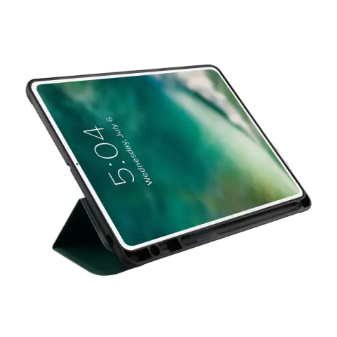 &Eacute;tui Xqisit NP Piave avec porte-crayon compatible avec iPad 10,2 pouces - Vert