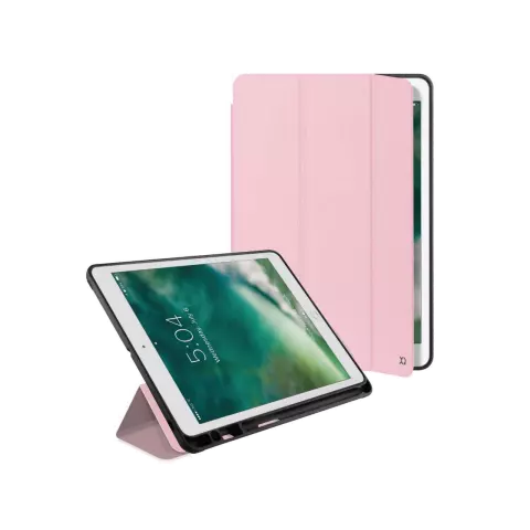 &Eacute;tui Xqisit NP Piave avec porte-crayon compatible avec iPad 10,2 pouces - Rose