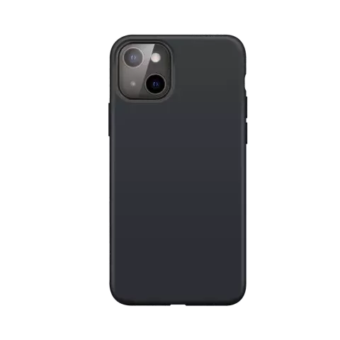 Xqisit NP Silicone Case Anti Bac compatible avec iPhone 13 mini - Noir