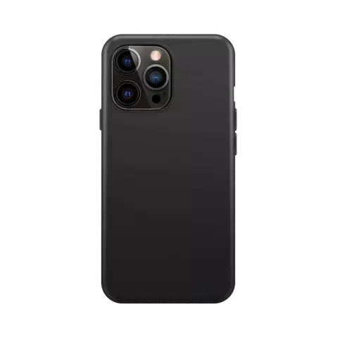 Xqisit NP Coque en silicone Anti Bac Magnet Case compatible avec iPhone 14 Pro Max - Noir