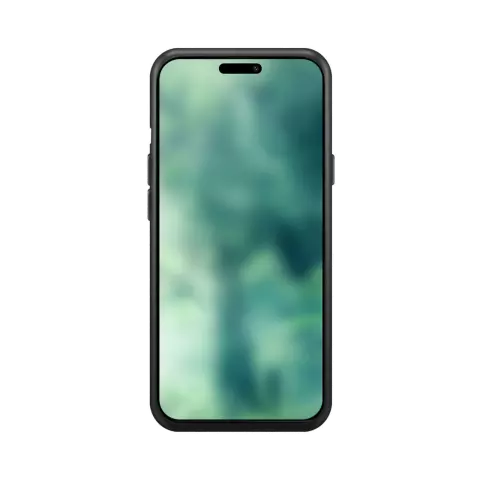 Xqisit NP Silicone Case Anti Bac Coque recycl&eacute;e compatible avec iPhone 15 - Noir