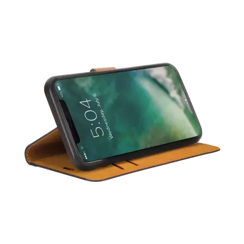 &Eacute;tui Xqisit NP Slim Wallet Selection Anti Bac compatible avec iPhone 11 - Noir