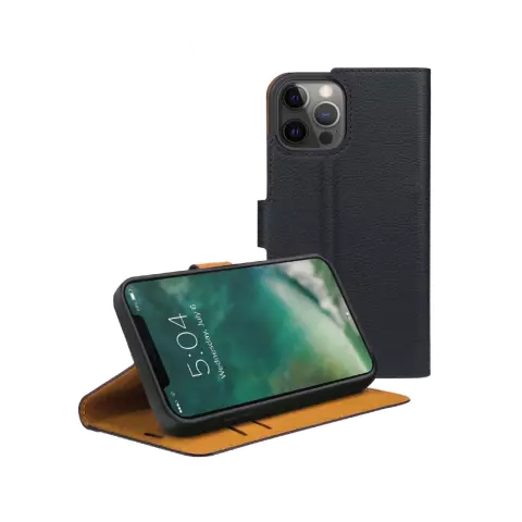 Coque Xqisit NP Slim Wallet Selection Anti Bac pour iPhone 12 et 12 Pro - Noir