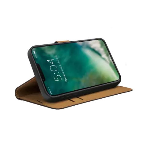 Xqisit NP Slim Wallet Selection Anti Bac compatible avec iPhone 13 Pro Max - Noir